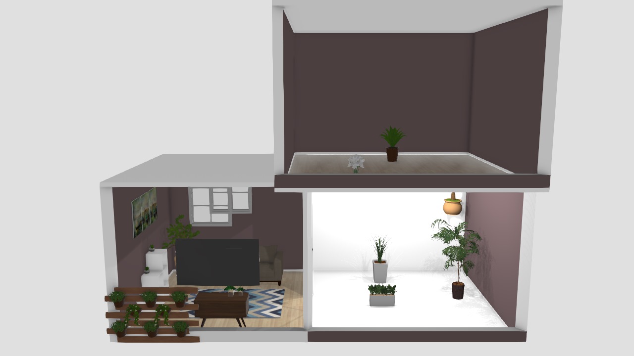 Casa pequena moderna - 2 andares