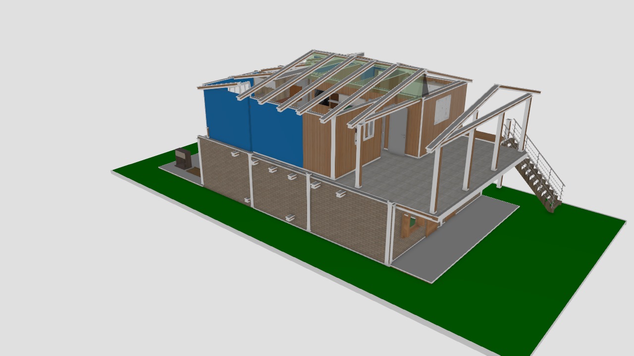 casa de madeira 5,40 x 5,40 3