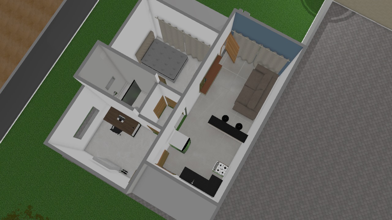 PROJETO CASA 45.5 m² - DECOR INICIAL