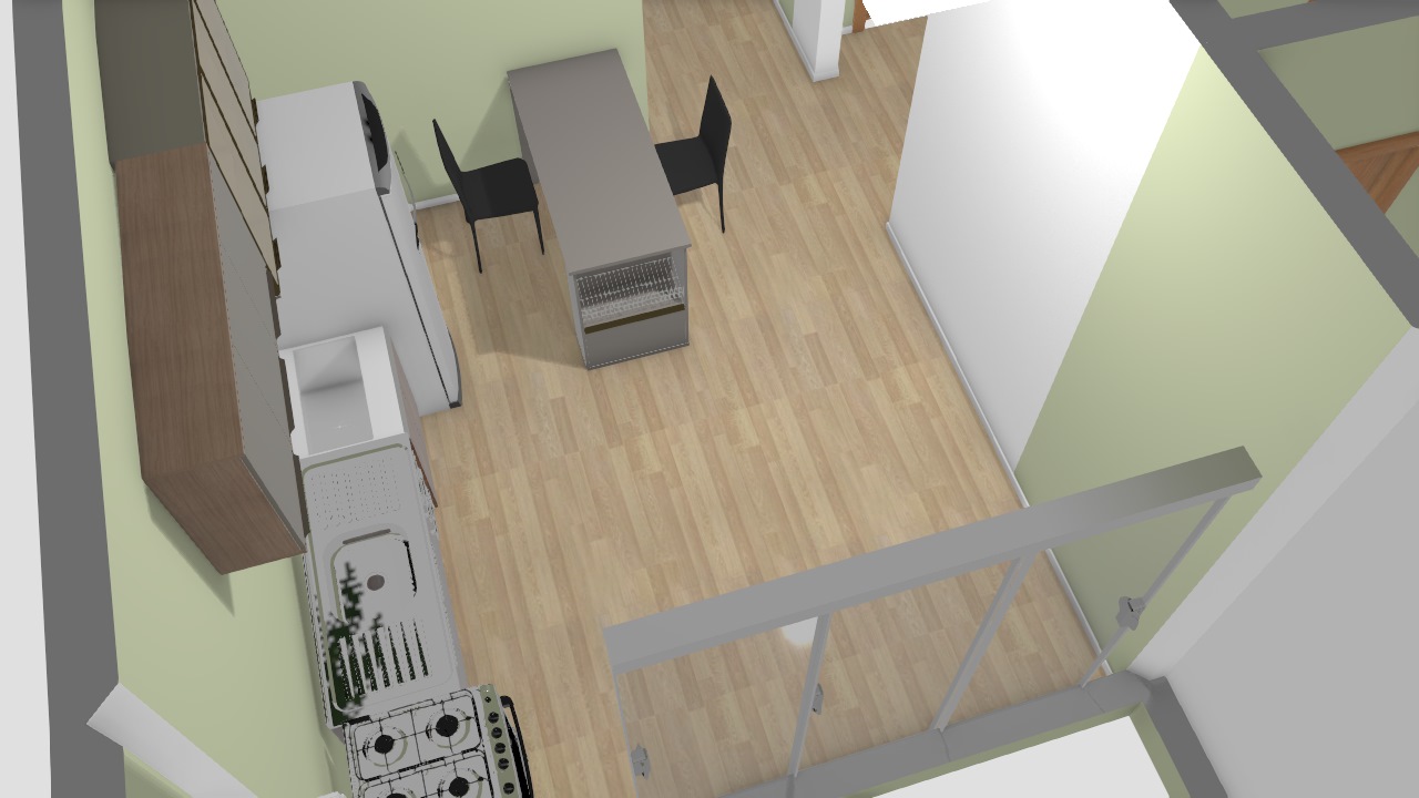 casa completa cozinha com modelo 2 de mesa