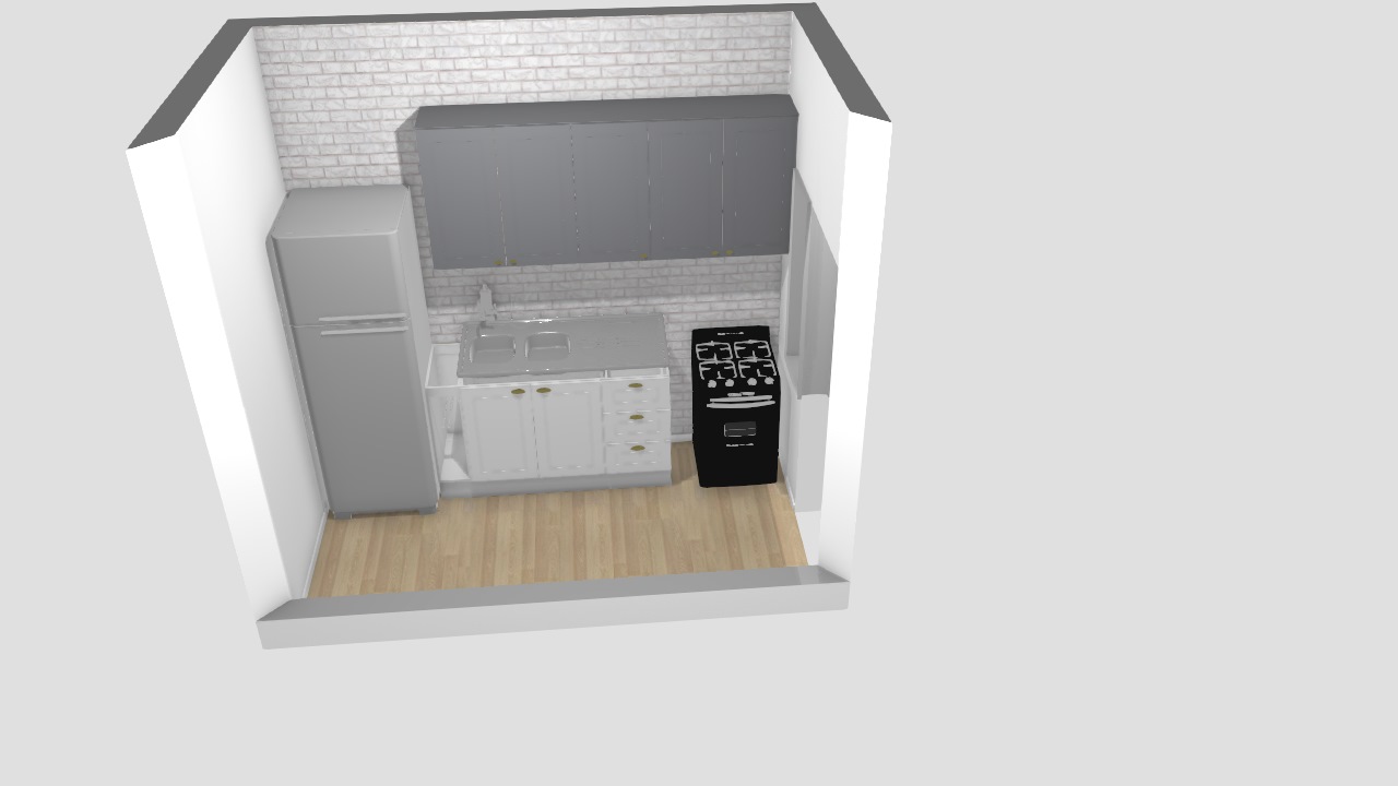 Cozinha Modulada Americana 04- projeto 1