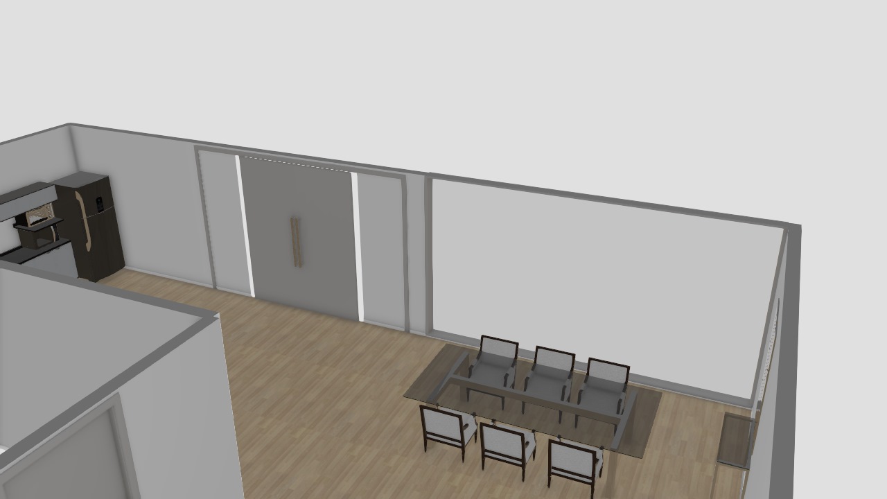 Meu projeto Kappesberg-sala, cozinha e sala de jantar