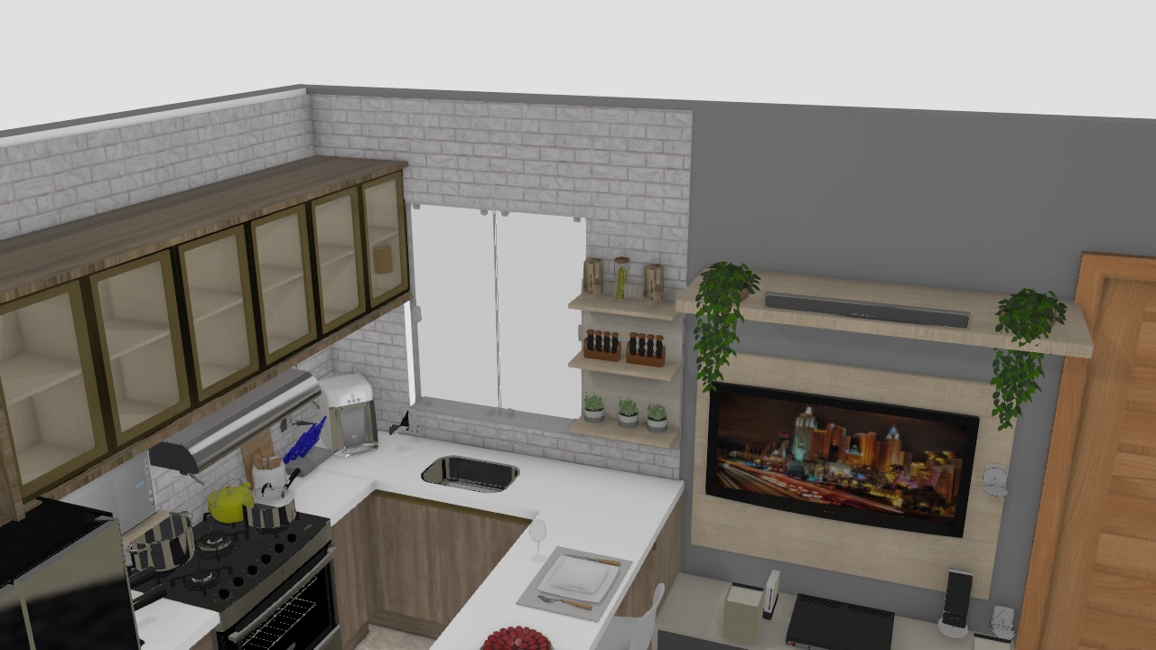 Cozinha Integrada/Casa 2