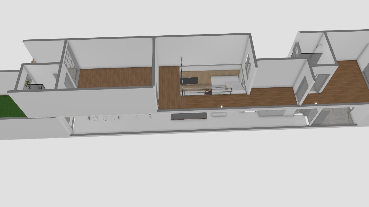 3,5x30 - cozinha na frente ilha