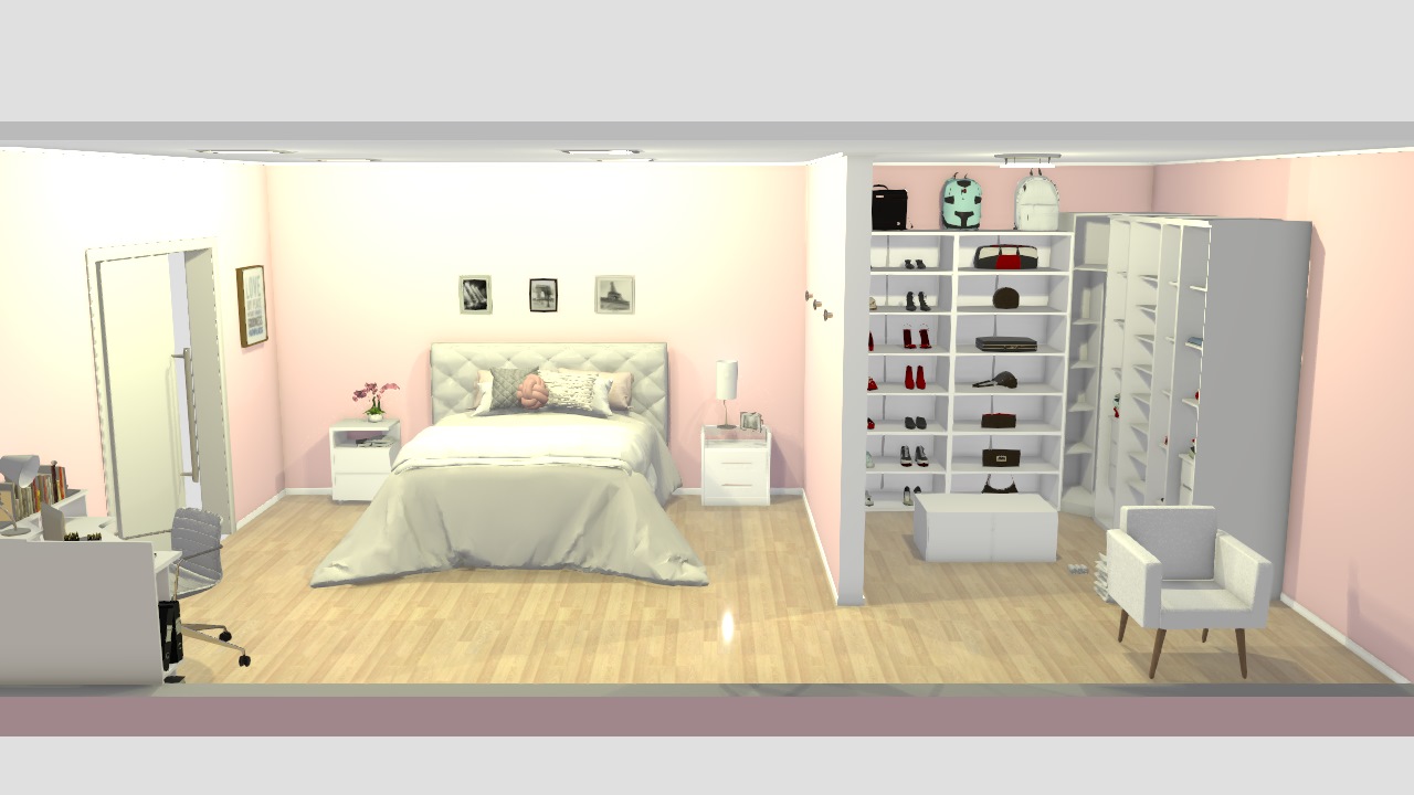 Meu projeto no Mooble - Quarto creme de leite