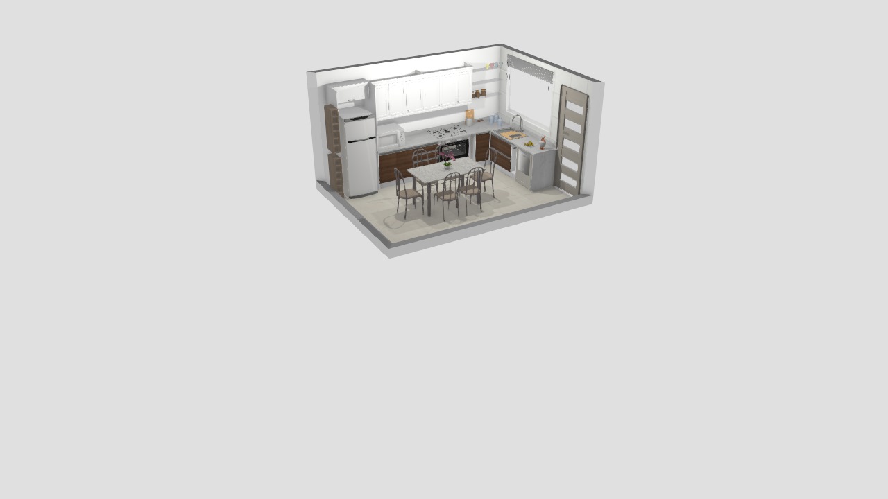 Cozinha linear 3
