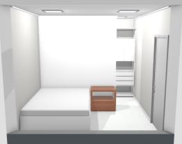 quarto com o closet