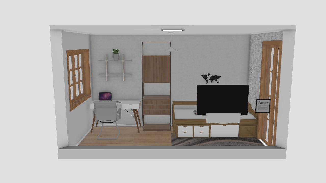 Quarto 2x4 pequeno