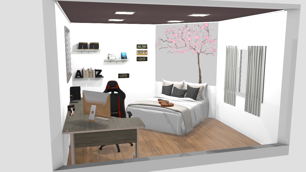 quarto casa tinkercad 