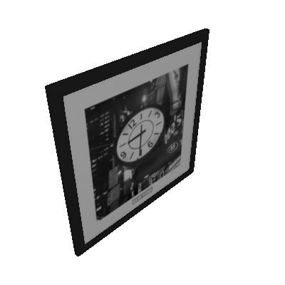 Quadro New York Relógio Kapos Preto 33x33cm - Kapos