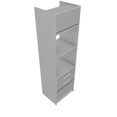 Caixa Branco MDP/ Torre Forno 63cm