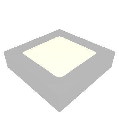 Luminária Painel LED de Embutir ou Sobrepor 12W Luz Amarela Inspire (89809461)
