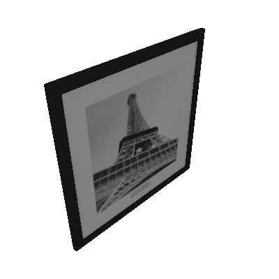 Quadro Torre Eiffel Kapos Preto 33x33cm - Kapos