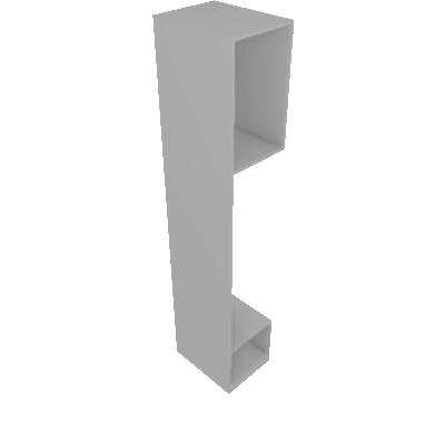 Caixa Branco MDP/ Criado Alto (Esq.) 40cm